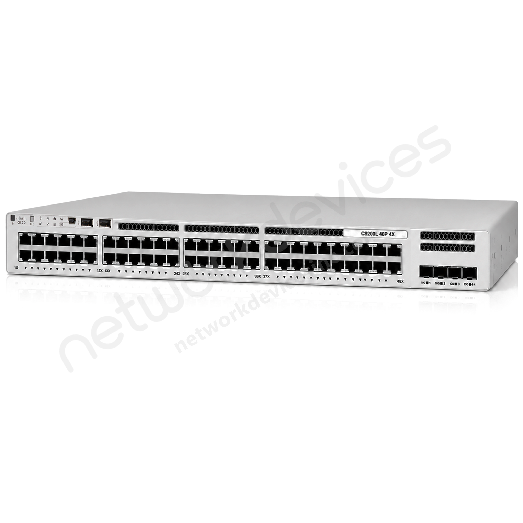 Cisco Catalyst C9200L-48P-4X-E 48-Port PoE+ Switch with 4x10G SFP+ Uplinks, Network Essentials