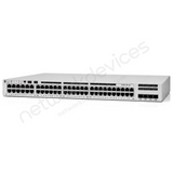 Cisco Catalyst C9200L-48T-4G-A 48-Port Data Switch with 4x1G Uplinks, Network Advantage — front panel and ports