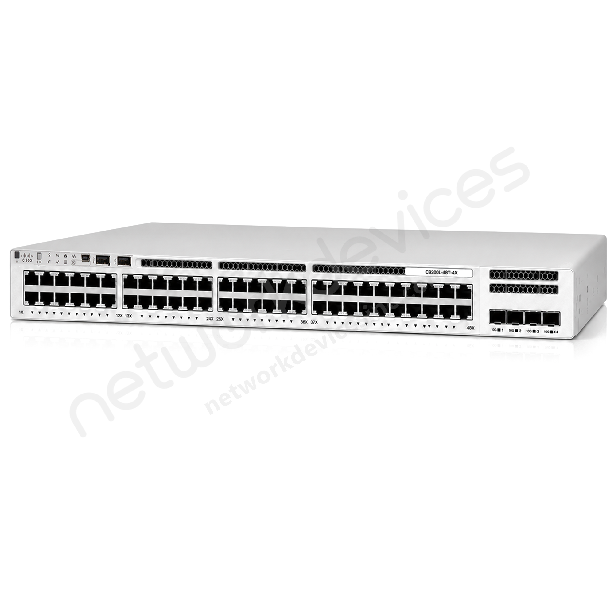 Cisco Catalyst C9200L-48T-4X-E 48-Port Switch with 4x10G SFP+ Uplinks, Network Essentials