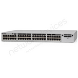 Cisco Catalyst 9300 C9300-48U 48-Port UPOE Switch with Modular Uplink - angled front view | Network Devices Inc.