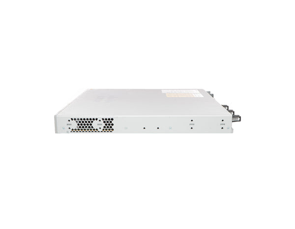 Front view of the Cisco C9300L-48T-4X-A switch, showing its 48 Gigabit Ethernet ports and four 10G SFP+ uplinks.