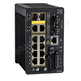 Cisco Catalyst IE3100 IE-3100-6P2U2C-E Rugged Industrial Switch, 6 x PoE+, 2 x UPOE, 2 x combo RJ45/SFP - front view | Network Devices Inc.