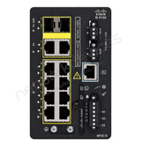 Cisco Catalyst IE3100 IE-3100-8P2C-E Rugged Industrial Switch, 8 x PoE+, 2 x combo RJ45/SFP - port detail view | Network Devices Inc.