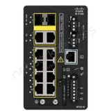 Cisco Catalyst IE3100 IE-3100-8T2C-E Rugged Industrial Switch, 8 x 1G copper, 2 x combo RJ45/SFP - port detail view | Network Devices Inc.