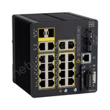 Cisco Catalyst IE3105 IE-3105-18T2C-E Rugged Industrial Switch, 18 x 1G copper, 2 x combo RJ45/SFP - front view | Network Devices Inc.