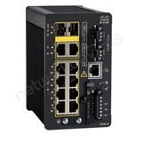 Cisco Catalyst IE3105 IE-3105-8T2C-E Rugged Industrial Switch, 8 x 1G copper, 2 x combo RJ45/SFP - front view | Network Devices Inc.