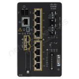 Cisco Catalyst IE3200 IE-3200-8P2S-E Rugged Industrial Switch, 8 x PoE+, 2 x 1G SFP - port detail view | Network Devices Inc.