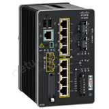 Cisco Catalyst IE3200 IE-3200-8T2S-E Rugged Industrial Switch, 8 x 1G copper, 2 x 1G SFP - front view | Network Devices Inc.
