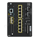 Cisco Catalyst IE3300 IE-3300-8P2S-E Rugged Industrial Switch, 8 x PoE+, 2 x 1G SFP - port detail view | Network Devices Inc.