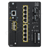 Cisco Catalyst IE3300 IE-3300-8T2S-E Rugged Industrial Switch, 8 x 1G copper, 2 x 1G SFP - port detail view | Network Devices Inc.