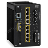 Cisco Catalyst IE3300 IE-3300-8U2X-A Rugged Industrial Switch, 8 x UPOE, 2 x 10G SFP+ - front view | Network Devices Inc.