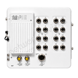 Cisco Catalyst IE3400H IE-3400H-16T-A Rugged Industrial Switch, 16 x 1G copper - port detail view | Network Devices Inc.