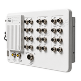 Cisco Catalyst IE3400H IE-3400H-24T-E Rugged Industrial Switch, 24 x 1G copper - angled front view | Network Devices Inc.