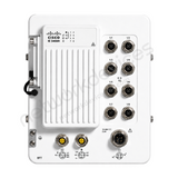 Cisco Catalyst IE3400H IE-3400H-8FT-A Rugged Industrial Switch, 8 x 100M copper - port detail view | Network Devices Inc.