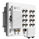 Cisco Catalyst IE3500H IE-3500H-12P2MU2X-E Rugged Industrial Switch, 12 x PoE+, 2 x MU, 2 x 10G SFP+ - front view | Network Devices Inc.