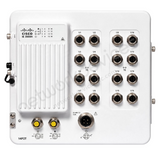Cisco Catalyst IE3500H IE-3500H-14P2T-E Rugged Industrial Switch, 14 x PoE+, 2 x 1G copper - port detail view | Network Devices Inc.