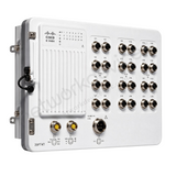 Cisco Catalyst IE3500H IE-3500H-20FT4T-E Rugged Industrial Switch, 20 x 100M copper, 4 x 1G copper - front view | Network Devices Inc.