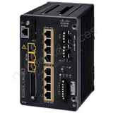 Cisco Catalyst IE3505 IE-3505-8T3S-E Rugged Industrial Switch, 8 x 1G copper, 3 x 1G SFP - angled front view | Network Devices Inc.