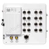 Cisco Catalyst IE3505H IE-3505H-16T-E Rugged Industrial Switch, 16 x 1G copper - port detail view | Network Devices Inc.