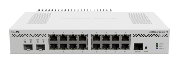 Mikrotik CCR2004-16G-2S+PC Cloud Core Router