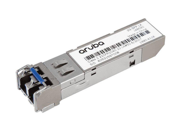 HPE Aruba Networking 1G SFP LC LX 10km SMF Transceiver (J4859D)