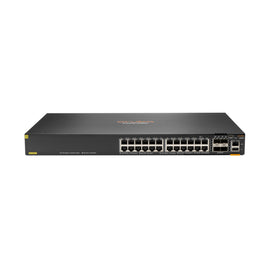 HPE Aruba 6300F 24-port 1GbE Class 4 PoE and 4-port SFP56 Switch (JL666A)