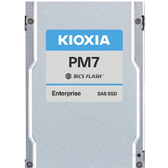 Kioxia PM7-R KPM7VRUG7T68 7.68TB 2.5-Inch 24G SAS 1 DWPD Enterprise SSD with SED