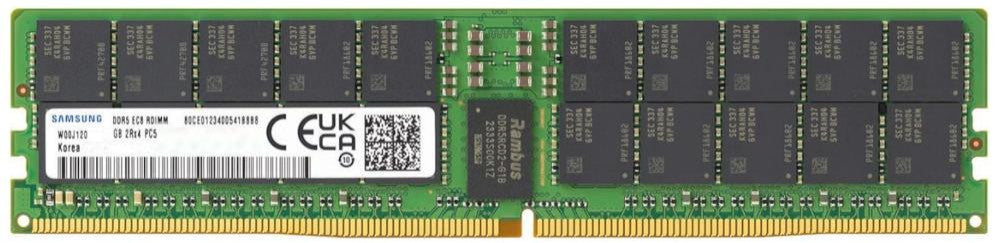 Samsung MDRR644QDBC2-3E000 64GB DDR5-6400 ECC RDIMM Server Memory Module