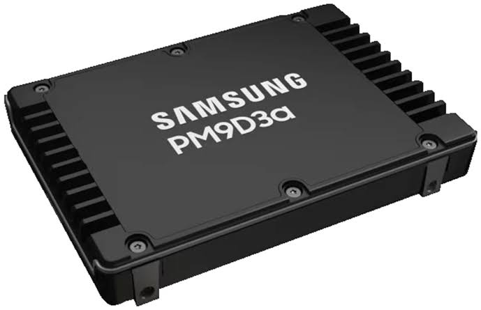 Samsung PM9D3a MZWL615THBLF-00AW7 15.36TB 2.5-Inch U.2 PCIe 5.0 NVMe 1 DWPD Enterprise SSD