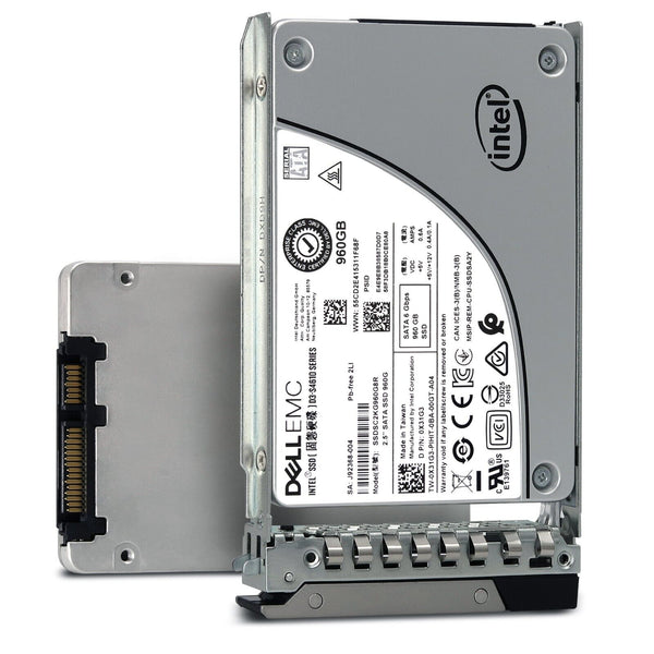 Dell 345-BEFW 960GB SSD SATA Read Intensive 6Gbps 512e 2.5in Hot-plug